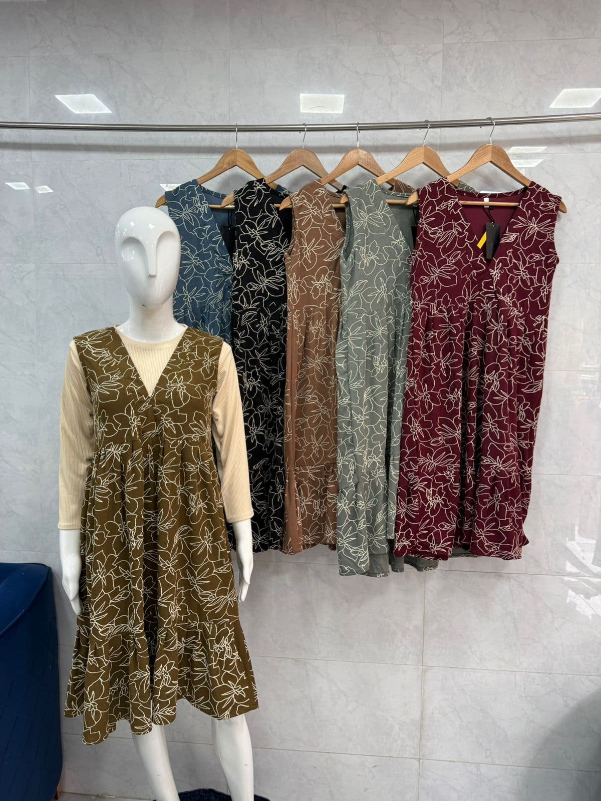 Embroidered V-Neck Tunic