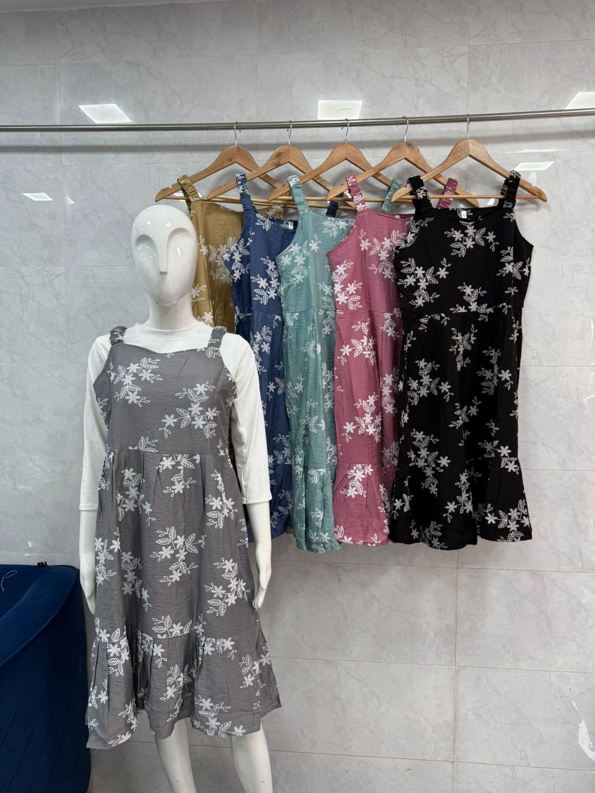 Floral Print Tiered Dress